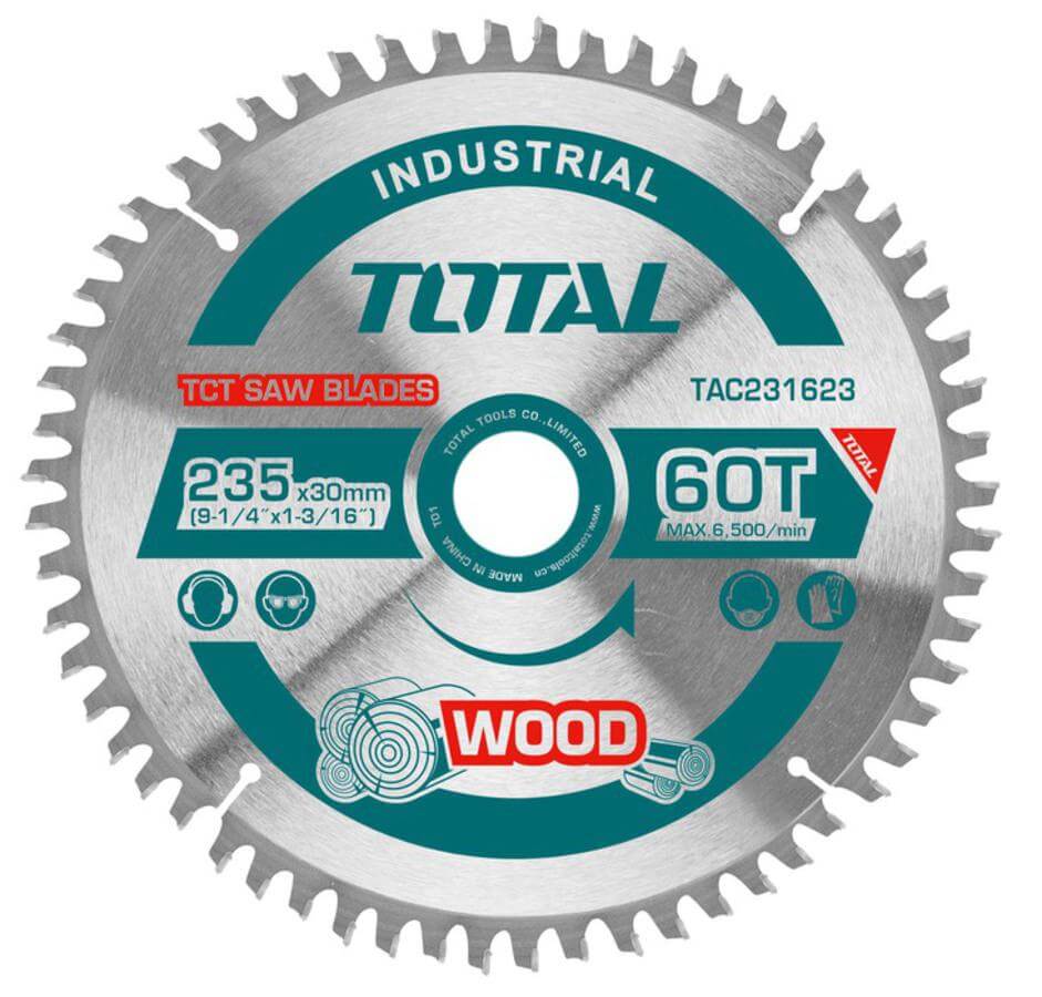 TOTAL TCT Δίσκος ξύλου Φ-235mm (TAC231623)